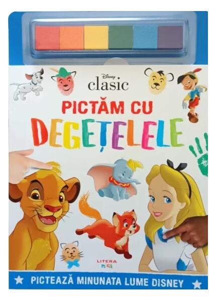 Disney Clasic. Pictăm cu degețelele - Disney - Litera mică