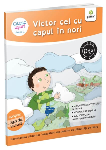 Victor cel cu capul în nori (Citesc ușor, Nivel 1) - Evelyne Barge, Marco Overzee