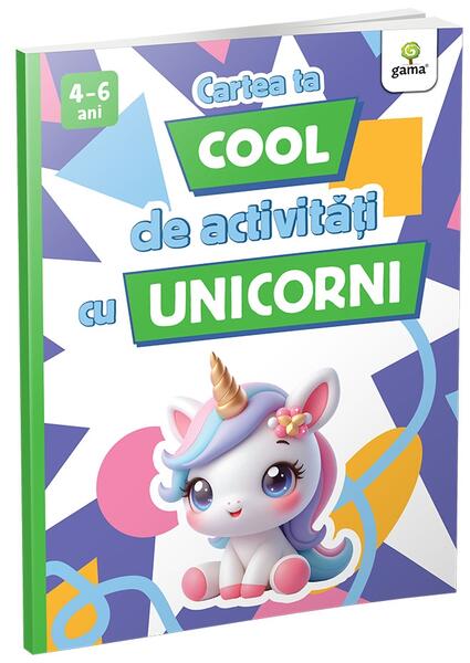 Cartea ta cool de activități cu unicorni - Gama