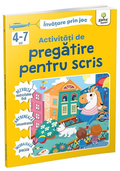 Activități de pregătire pentru scris 4-7 ani - Paperback brosat - Gama Junior