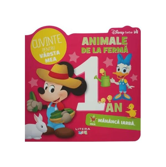 Disney Bebe. Cuvinte pentru vârsta mea. Animale de la fermă - Disney - Litera mică
