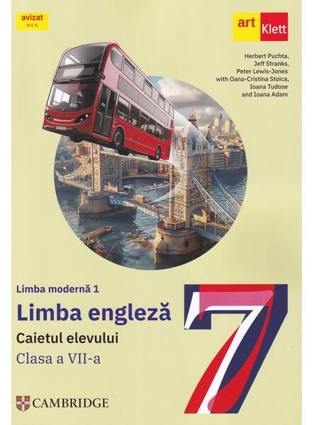 Limba modernă 1. Engleză. Caietul elevului. Clasa a VII-a. THINK. WORKBOOK - Herbert Puchta, Jeff Stranks, Peter Lewis-Jones, Oana Stoica, Ioana Tudose, Ioana Adam - Art Klett