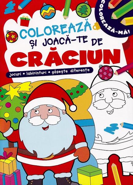 Colorează și joacă-te de Crăciun - Alias Publishing