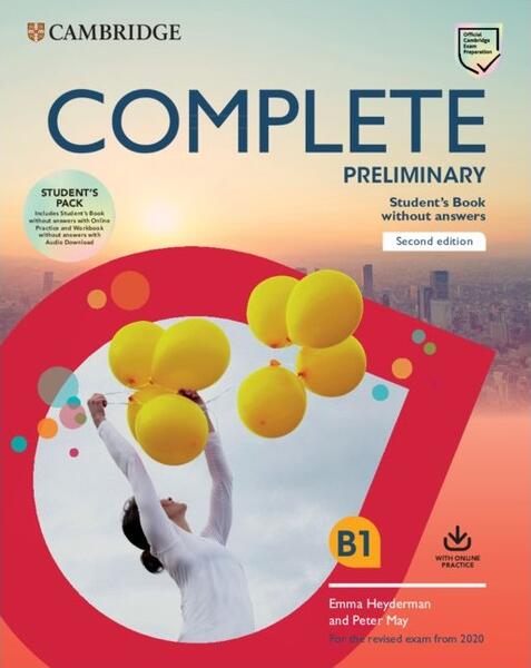 Complete Preliminary, Student's Book Pack (SB wo Answers w Online Practice and WB wo Answers w Audio Download) - Cambridge
