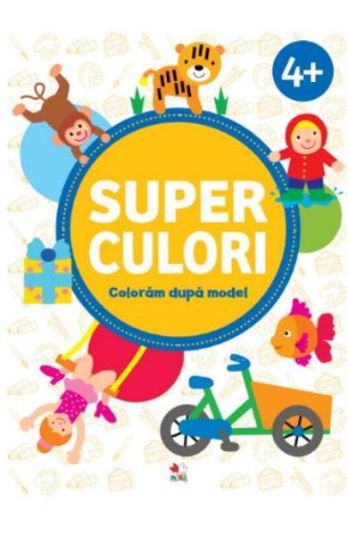 Superculori. Colorăm după model 4+ Vol.2 - Litera mică