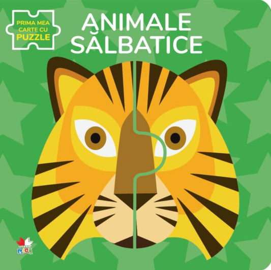 Animale sălbatice. Prima mea carte cu puzzle - Litera mică