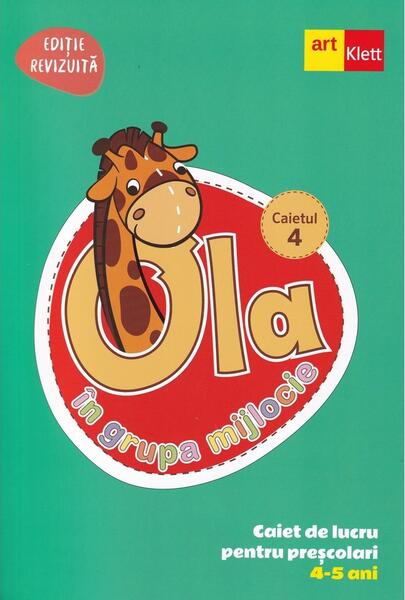 OLA în grupa mijlocie. Caiet de lucru pentru preșcolari. Caietul 4 (4-5 ani) - Art Klett