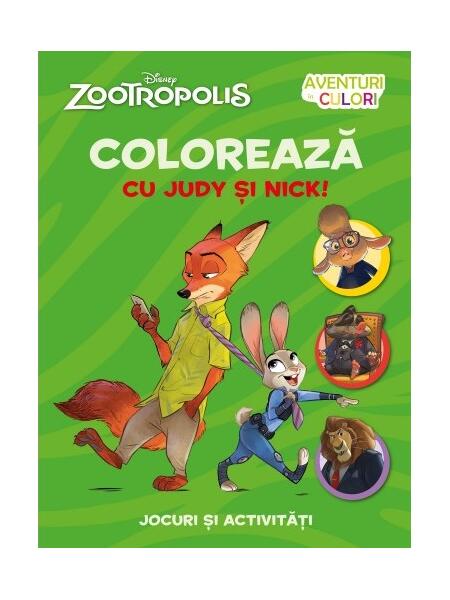Colorează cu Judy si Nick - Litera