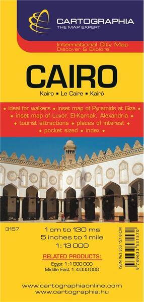 Hartă rutieră Cairo - Cartographia Studium