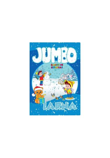 Jumbo. Iarna. Carte de colorat - Roxana Geantă - Galaxia Copiilor