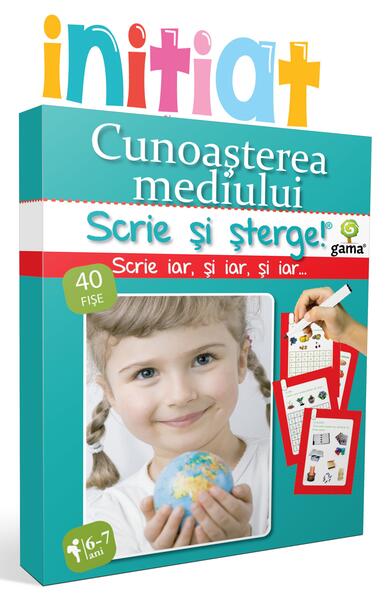 Cunoaşterea mediului. Scrie și șterge! Inițiat (6-7 ani) - Gama
