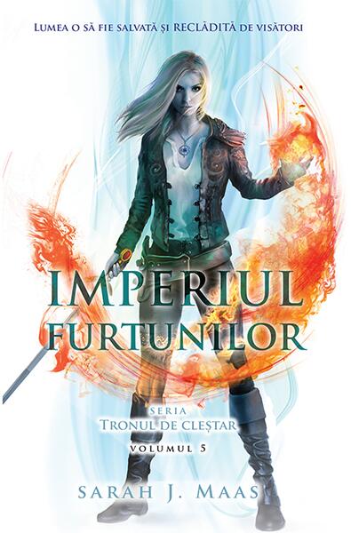 Imperiul furtunilor. Tronul de cleștar (Vol. 5) - PB - Sarah  J. Maas - RAO