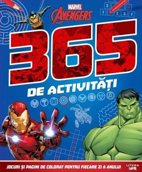 Disney. Marvel. Avengers. 365 de activități - Disney - Litera mică