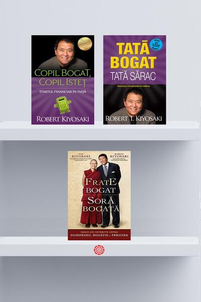 Pachet Autor Robert T. Kiyosaki | Familia bogată - Emi Kiyosaki, Robert T. Kiyosaki - Curtea Veche