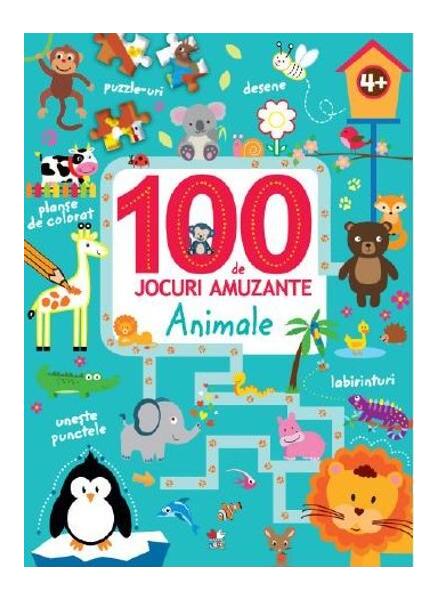 100 de jocuri amuzante. Animale - Litera mică
