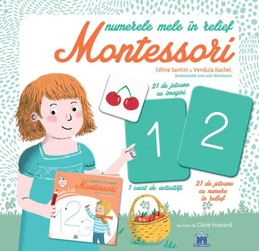 Numerele mele in relief Montessori - Céline Santini, Vendula Kachel - Didactica Publishing House