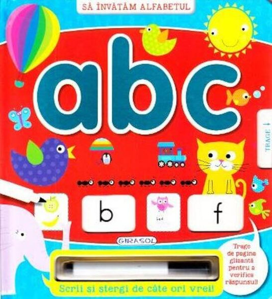 Scrii și ștergi - ABC - Girasol