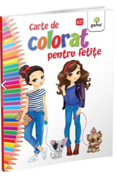 Carte de colorat pentru fetițe - Gama