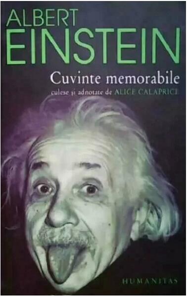 Cuvinte memorabile - Albert Einstein - Humanitas