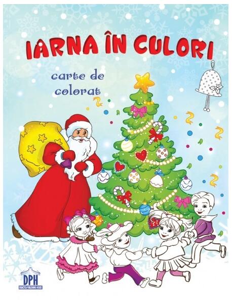Iarna în culori. Carte de colorat - Didactica Publishing House