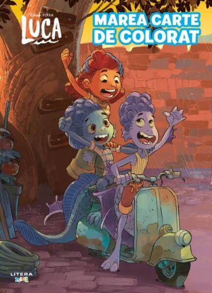 Disney Pixar. Luca. Marea carte de colorat - Litera mică