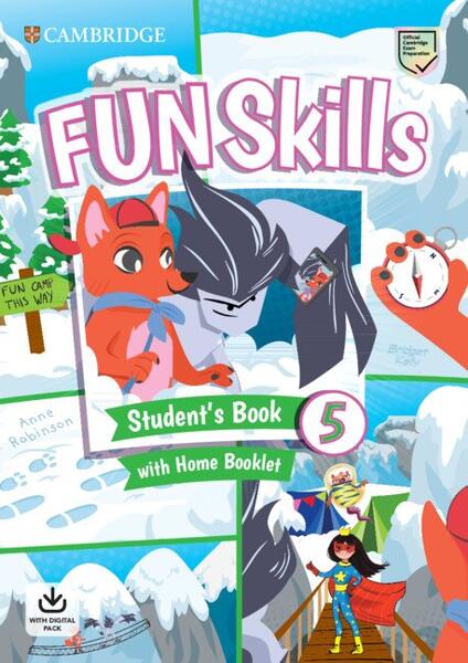 Fun Skills Level 5 Student's Book and Home Booklet with Online Activities - Bridget Kelly , Anne Robinson - Art Klett