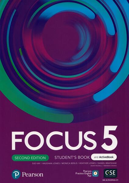 Focus 5 Student's Book and ActiveBook, 2nd edition (B2+) - Pearson