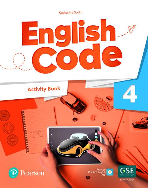 English Code British 4 Activity Book & QR Code - Katharine Scott - Pearson
