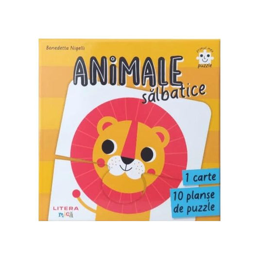Primul meu puzzle. Animale sălbatice - Benedetta Nigelli - Litera mică