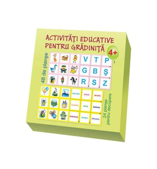 Set de activități educative pentru grădiniță (4+) - Ala Bujor - Epigraf
