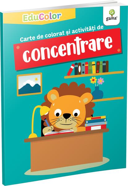 Carte de colorat și activități de concentrare. EduColor - Gama
