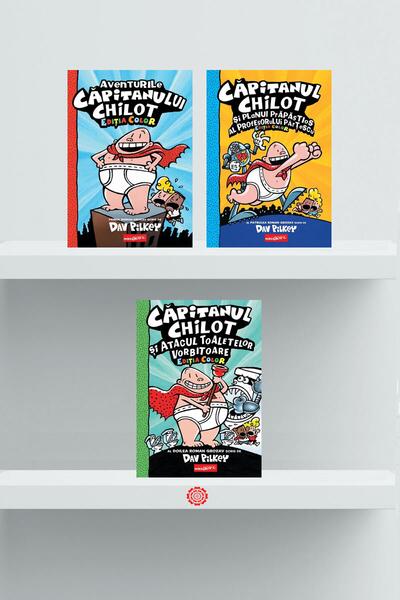 Pachet Seria Căpitanul Chilot (Incomplet) - Dav Pilkey - Grafic Art