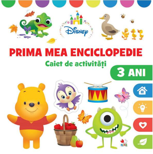 Prima mea enciclopedie. Caiet de activități (3 ani) - Justina Bandol - Litera mică