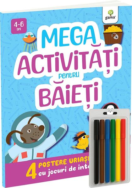 Mega activități pentru băieți - Gama