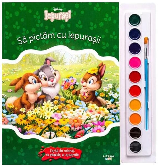 Să pictăm cu iepurașii - Paperback - Litera mică