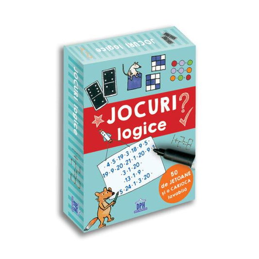 Jocuri logice. 50 de jetoane - Board book - Didactica Publishing House