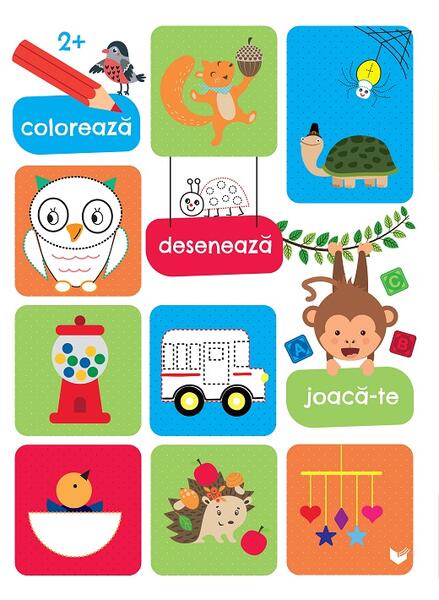 Colorează, desenează, joacă-te (2 ani+) - Ballon Media - Paralela 45 educațional