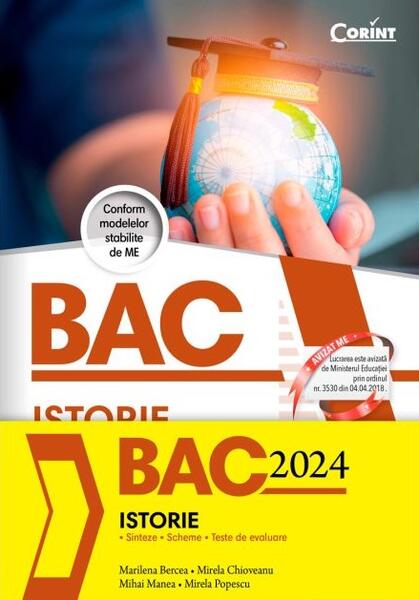 Bacalaureat 2024 - Istorie - Marilena Bercea, Mirela Chioveanu, Mihai Manea, Mirela Popescu - Corint