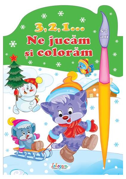 3, 2, 1… Ne jucăm și colorăm 5-7 ani - Erc Press