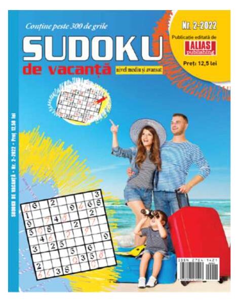 Sudoku de vacanță nr. 2/ 2022 - Alias Publishing