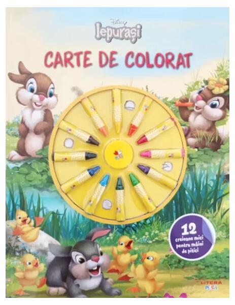 Disney Iepurași - carte de colorat - Disney - Litera mică