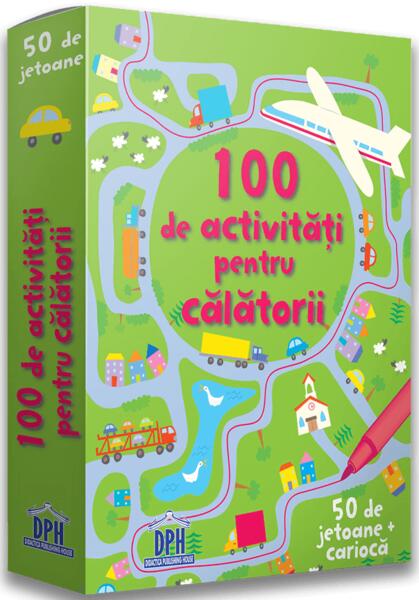 100 de activitati pentru calatorii. 50 de jetoane + carioca - Paperback - *** - Didactica Publishing House