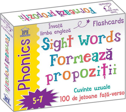 Jetoane. Sight Words / Formează propoziții (limba engleză) - Didactica Publishing House