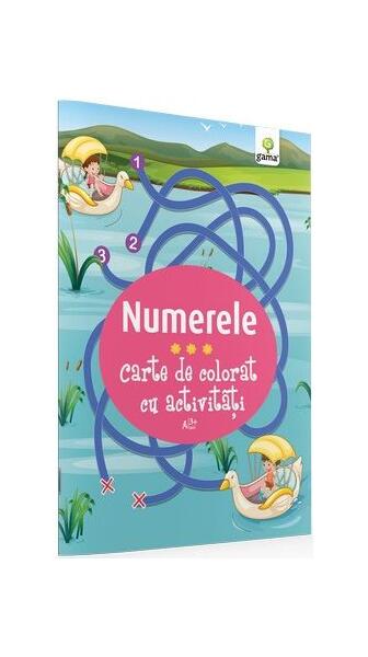 Carte de colorat cu activități. Numerele (3-5 ani) - Gama