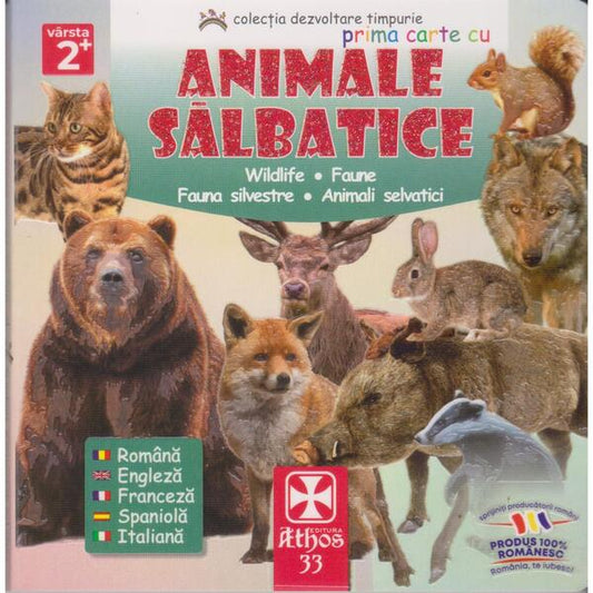Prima carte cu Animale Sălbatice - Athos 33