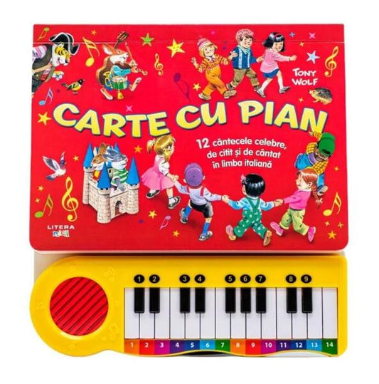 Carte cu pian - Tony Wolf - Litera mică