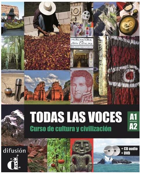 Todas las voces - Curso de cultura y civilizacion : Libro del alumno + DVD (A1-A2) - Alejandro Sáenz, César Chamorro, Matilde Mart, Núria Murillo - Difusión