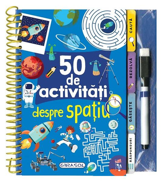 50 de activitati despre spatiu - Hardcover - *** - Girasol