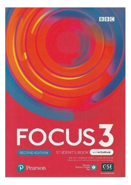Focus 3 Student's Book and ActiveBook, 2nd edition (B1+) - Pearson