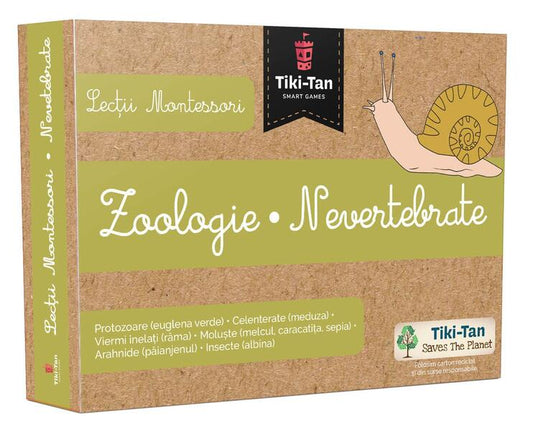 Lecţii de zoologie: Nevertebrate. Lecții Montessori - Board book - Gama